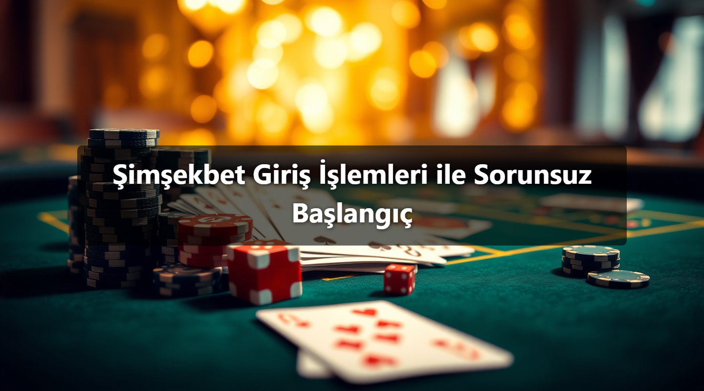Şimşekbet Giriş İşlemleri ile Sorunsuz Başlangıç